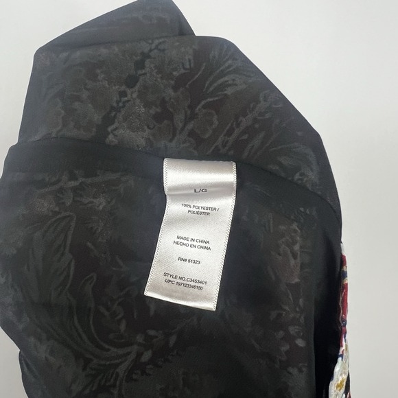 Vince Camuto Skirt Women Size Large Tapestry Paisley Pattern Pull On Midi Lined - Picture 5 of 9